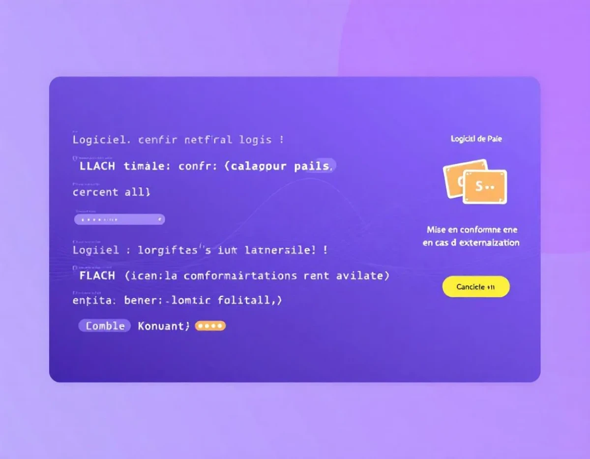 Logiciel de paie : mise en conformité en cas d'externalisation