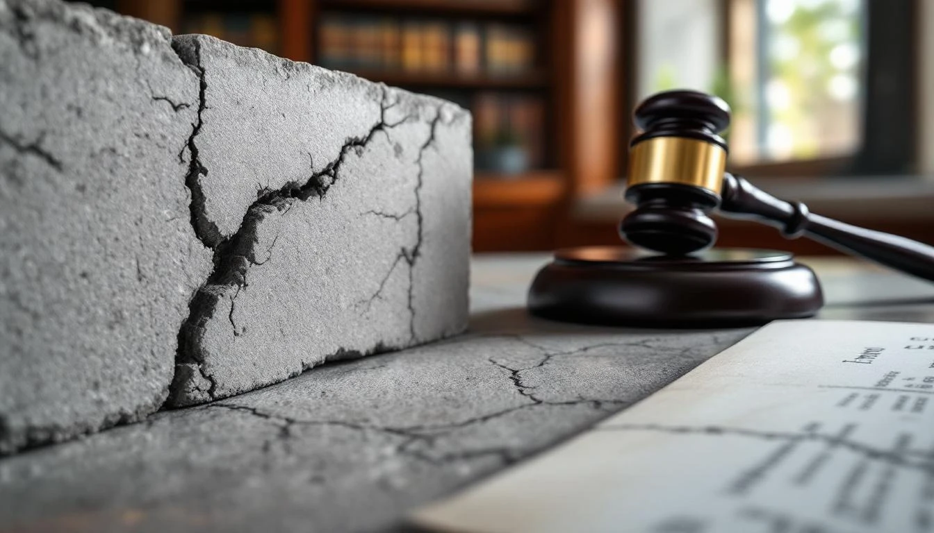 Fissures de retrait béton : garantie décennale ou vice caché